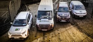 Ffrench-branded cars and vans