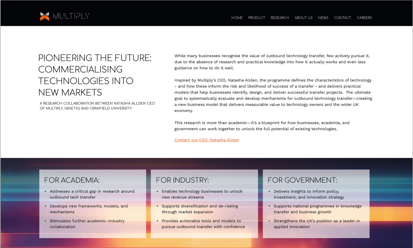 Multiply Technology research