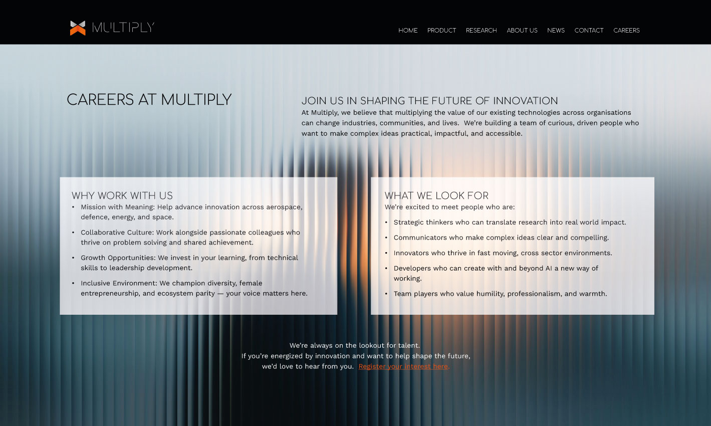 Multiply Technology careers opportunities